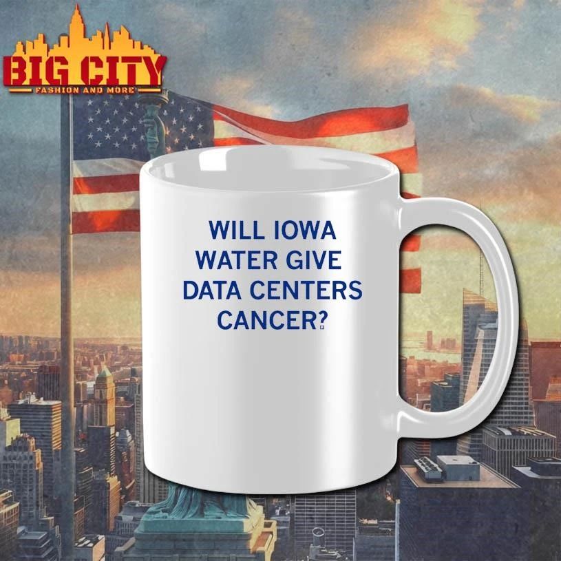 Iowa Water Give Data Centers Cancer Heavyweight Shirt