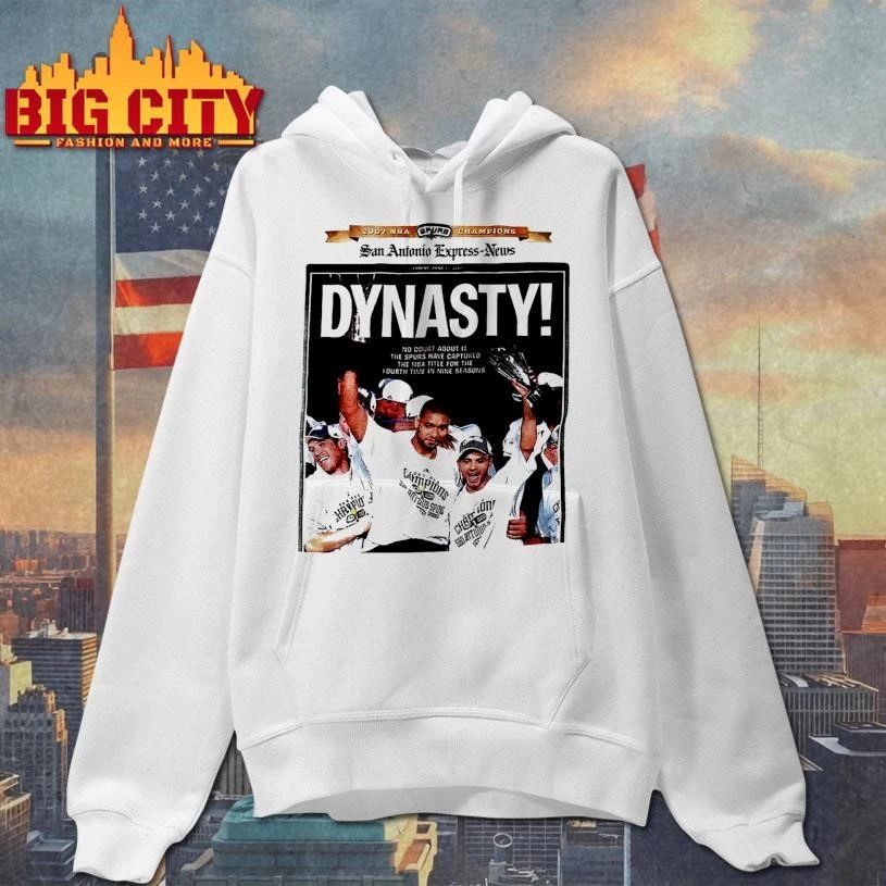 San Antonio Spurs 2007 NBA Finals Dynasty photo shirt