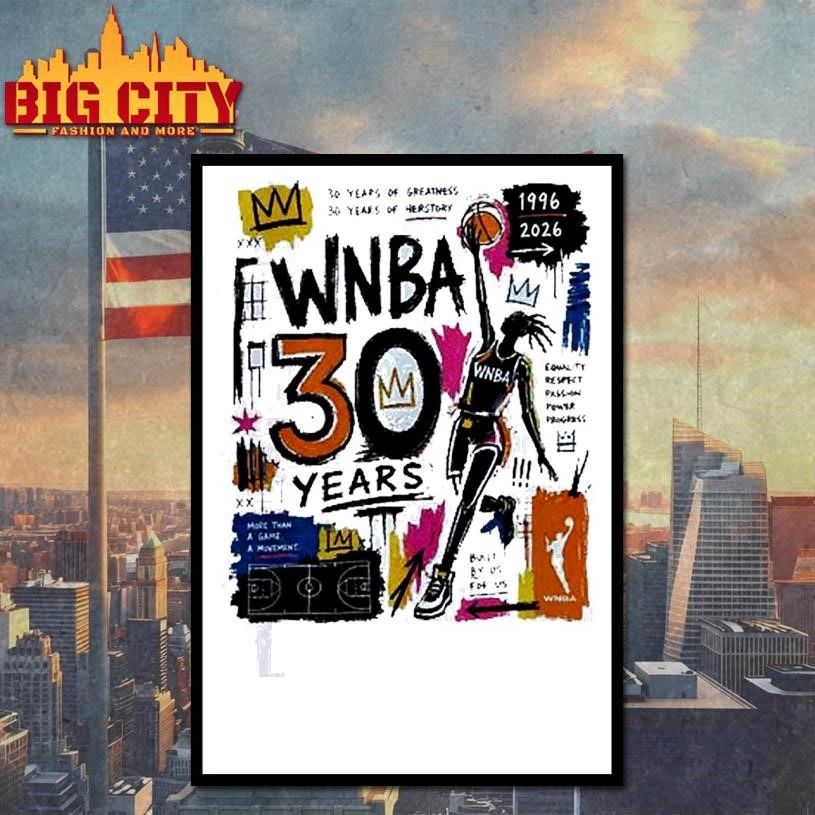 WNBA 30 years of Greatness built by us for us more than a game a movement Shirt