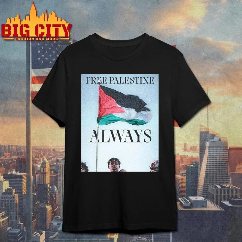 Barcelona FC Lamine Yamal Free Palestine Flag Shirt