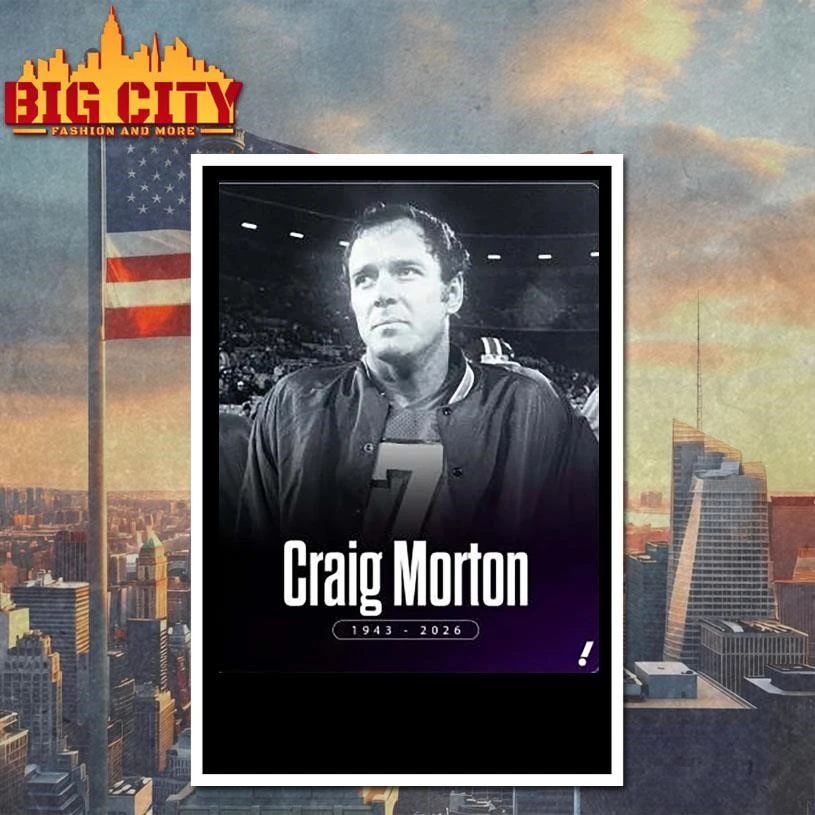 Craig Morton 1943-2026 Shirt