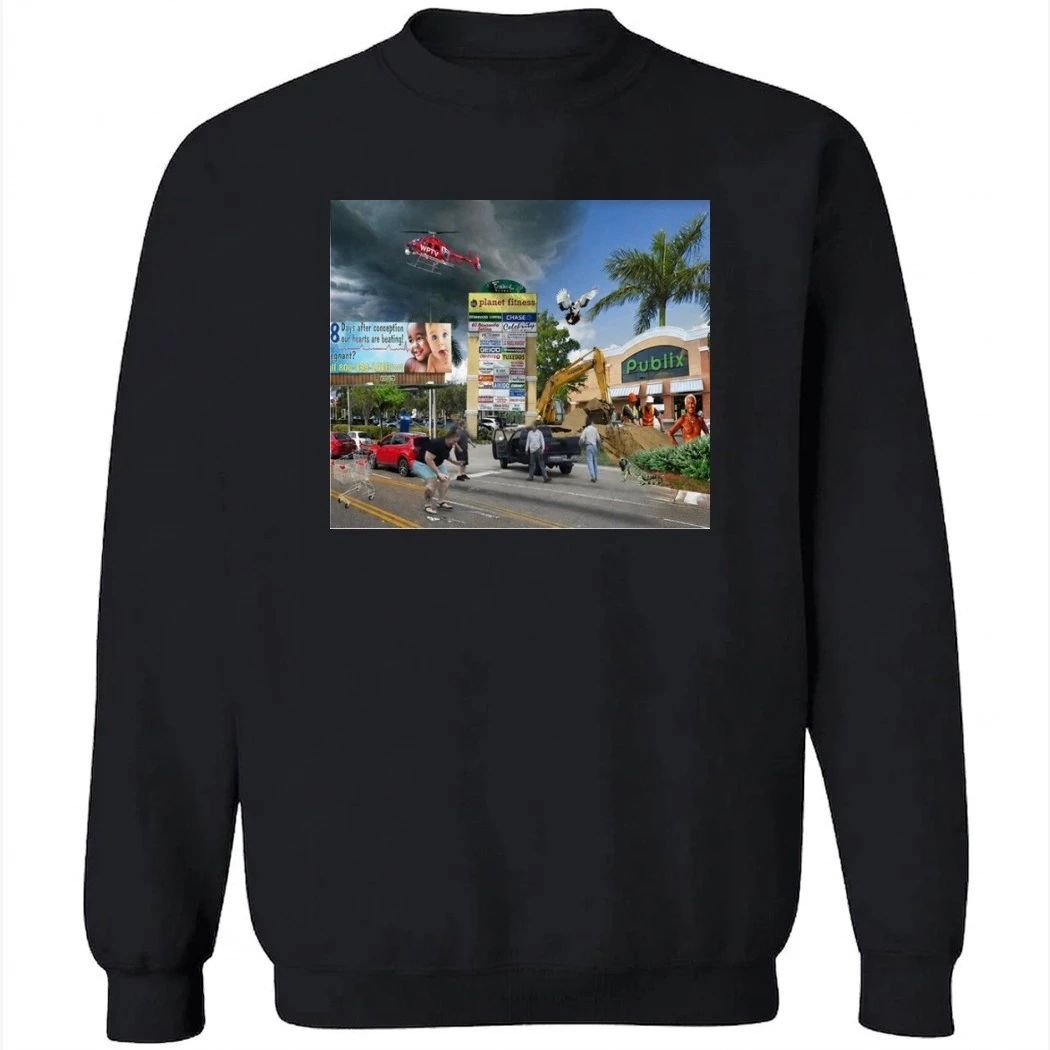 Funny Chaotic Florida Shopping Plaza Graphic Shirt