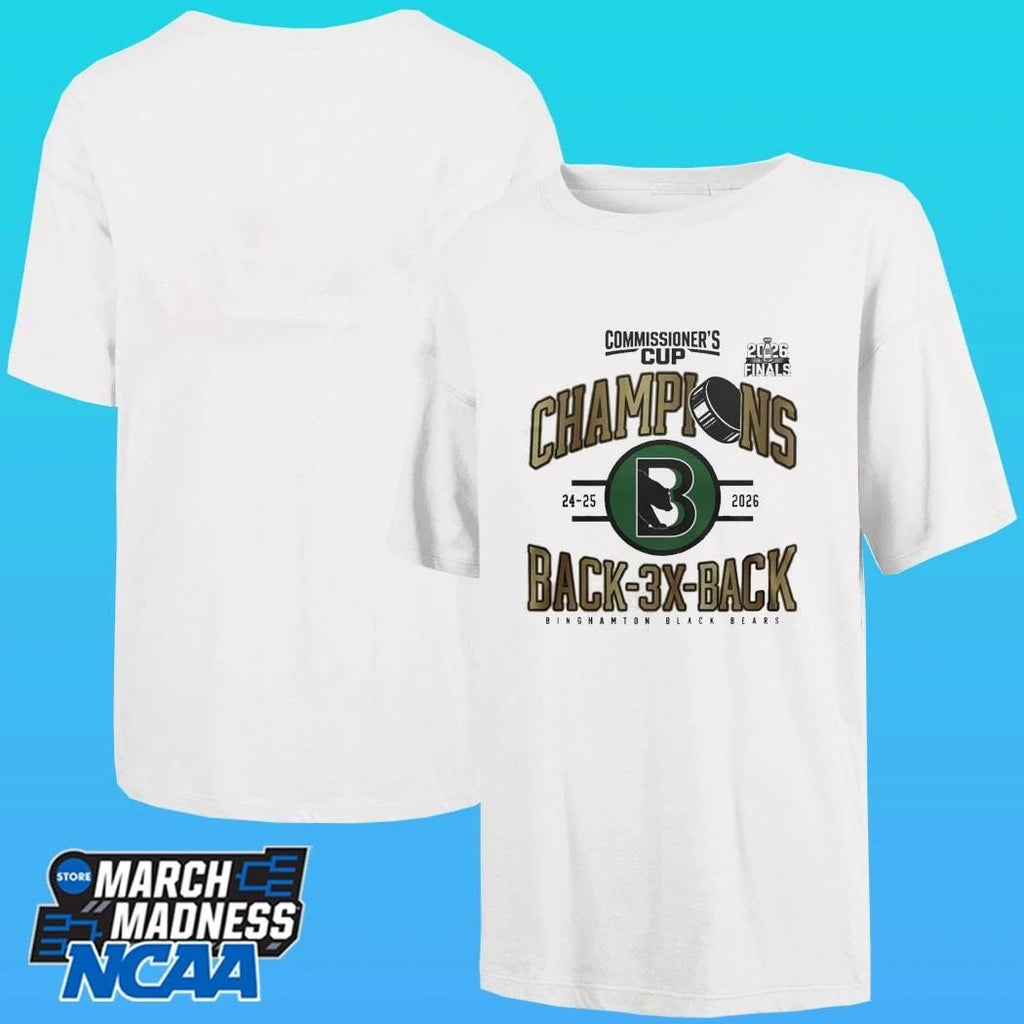 Binghamton Black Bears Commissioner’s Cup Champions 2026 Shirt