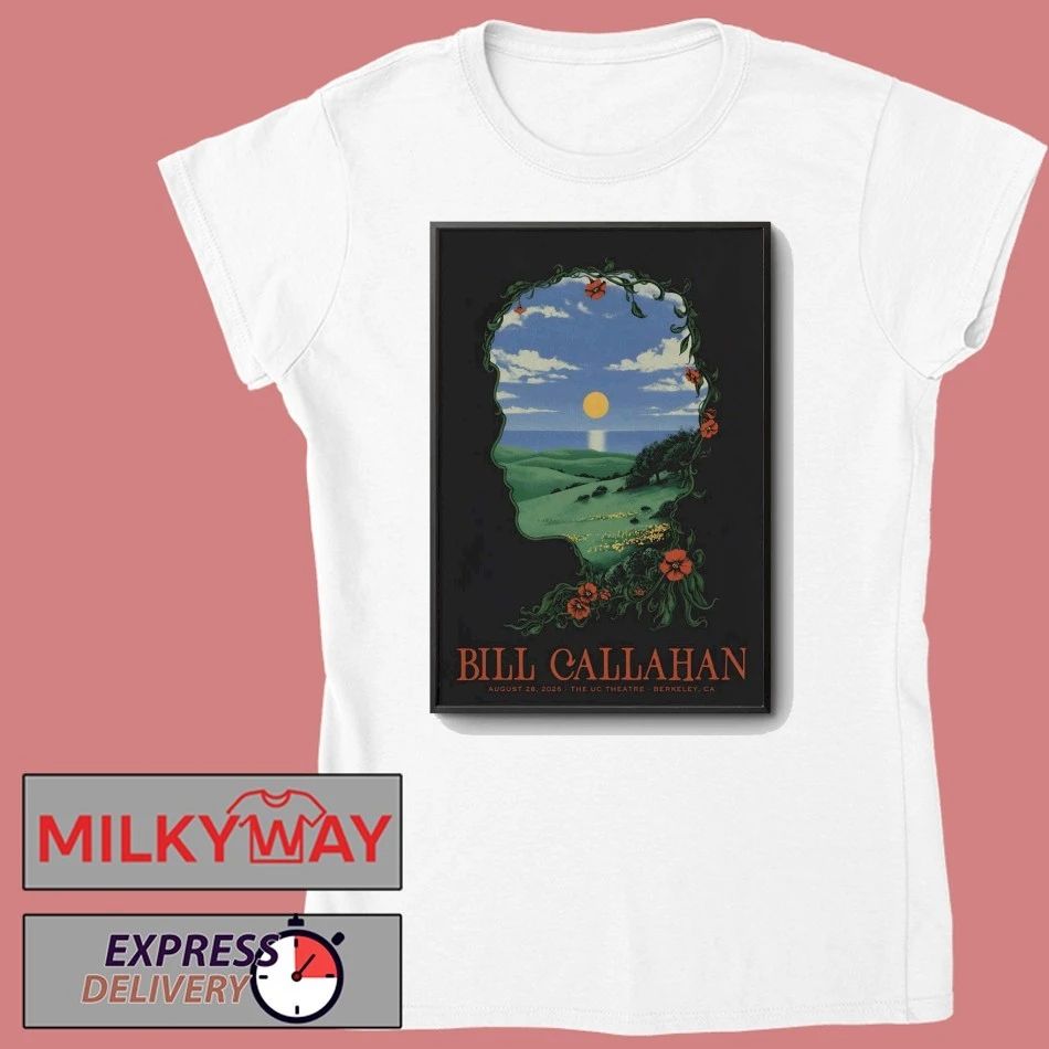 Bill Callahan At The UC Theatre On Aug 28 2026 Poster shirt