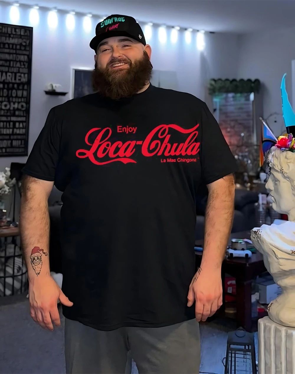Enjoy Loca Chula la mas chingona Coke parody shirt