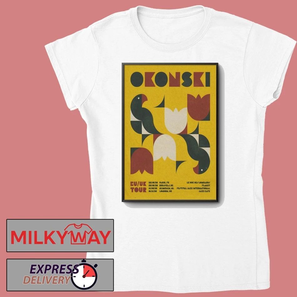 Okonski EU UK Tour 2026 Poster shirt