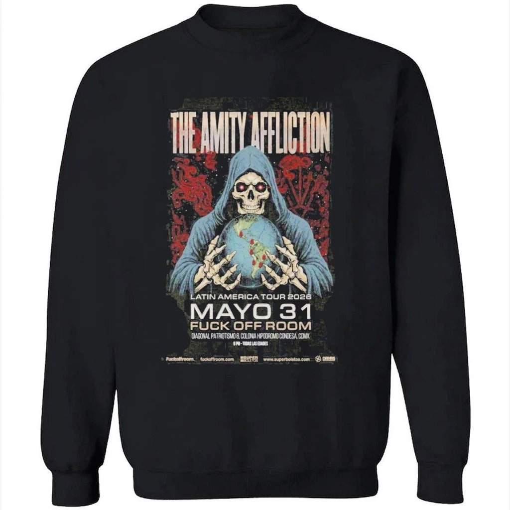 The Amity Affliction May 31 2026 TOUR FVCK OFF ROOM, Mexico City Shirt