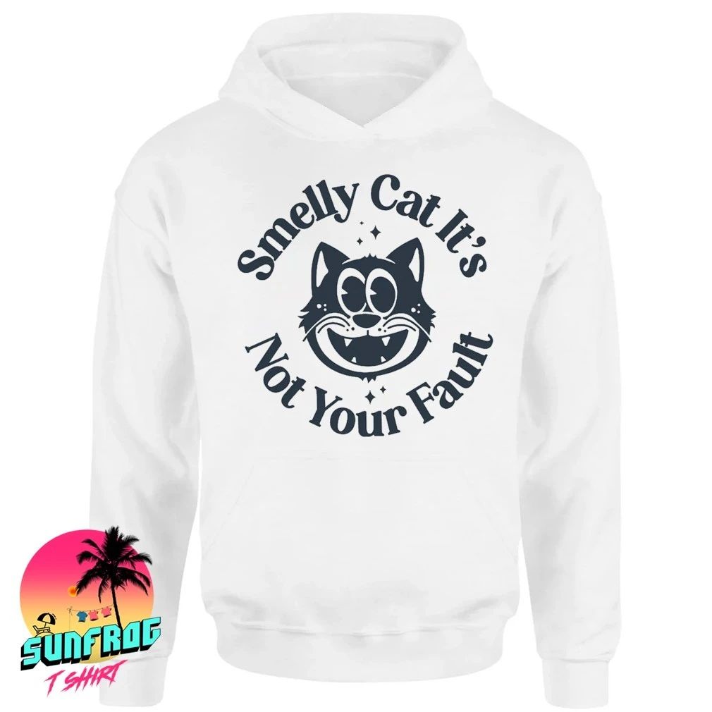 Rubberhose cat smelly cat not your fault shirt