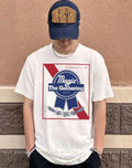 Magic The Gathering est 1993 Pabst Blue Ribbon parody shirt