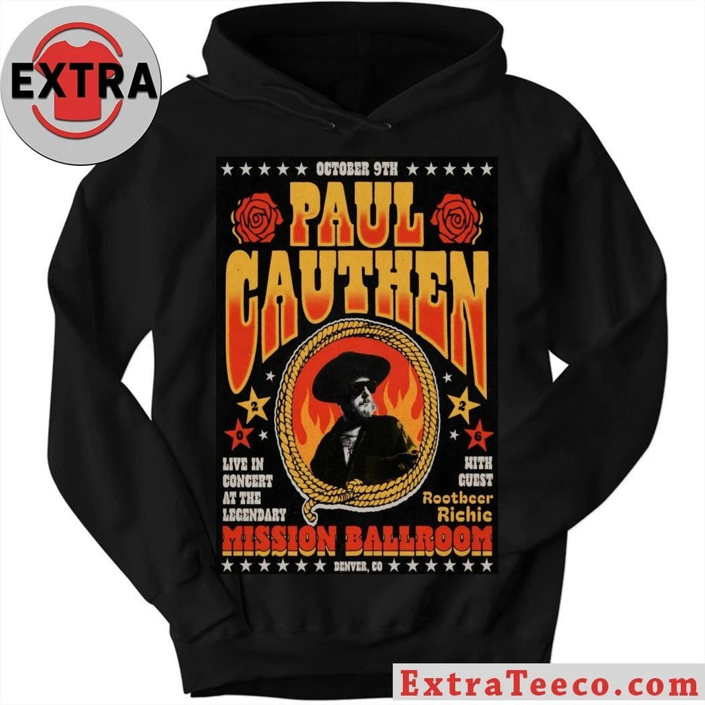Paul Cauthen October 9 2026 In Denver CO Poster Shirt
