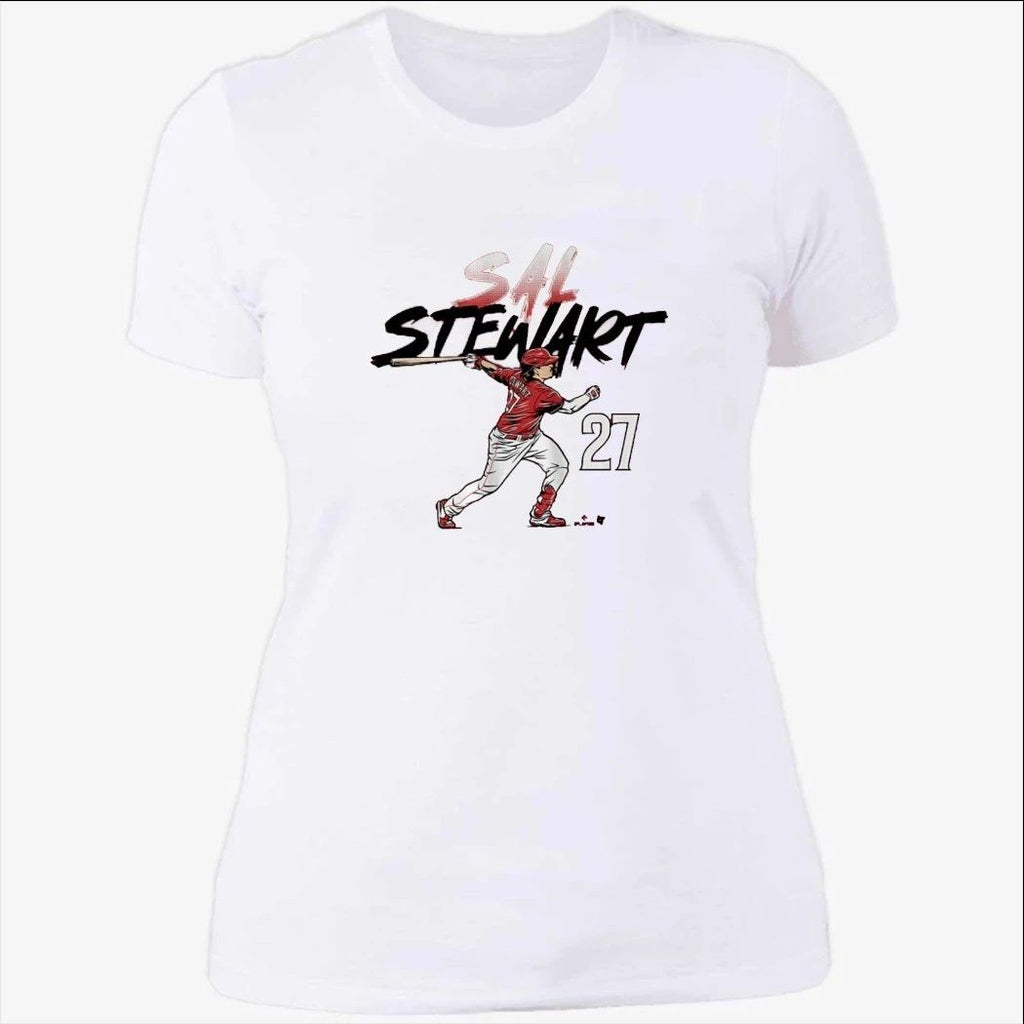 Sal Stewart Slugger Swing Number Shirt