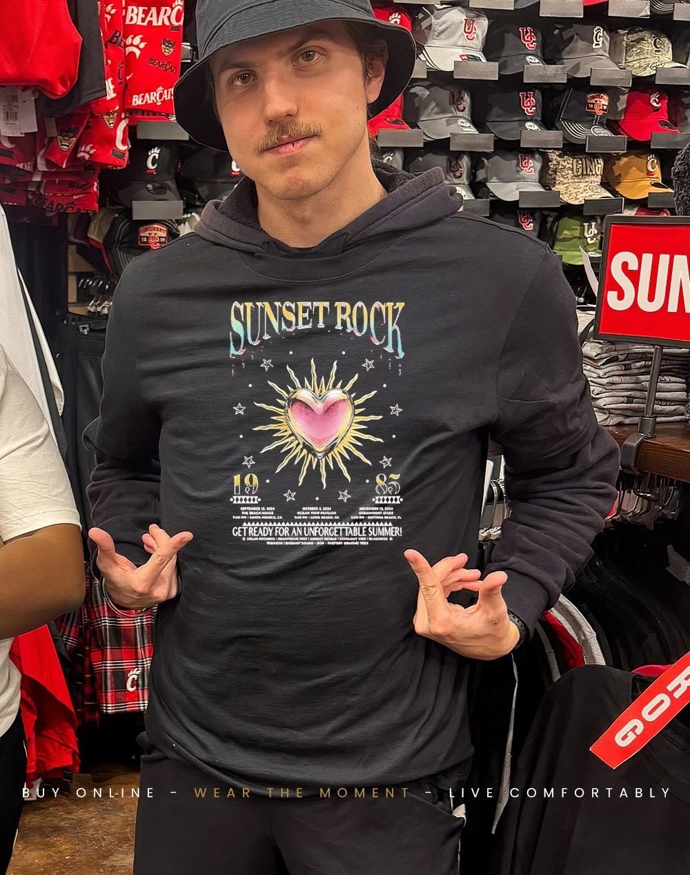 Sunset rock get ready for an unforgettable summer since 1985 shirt