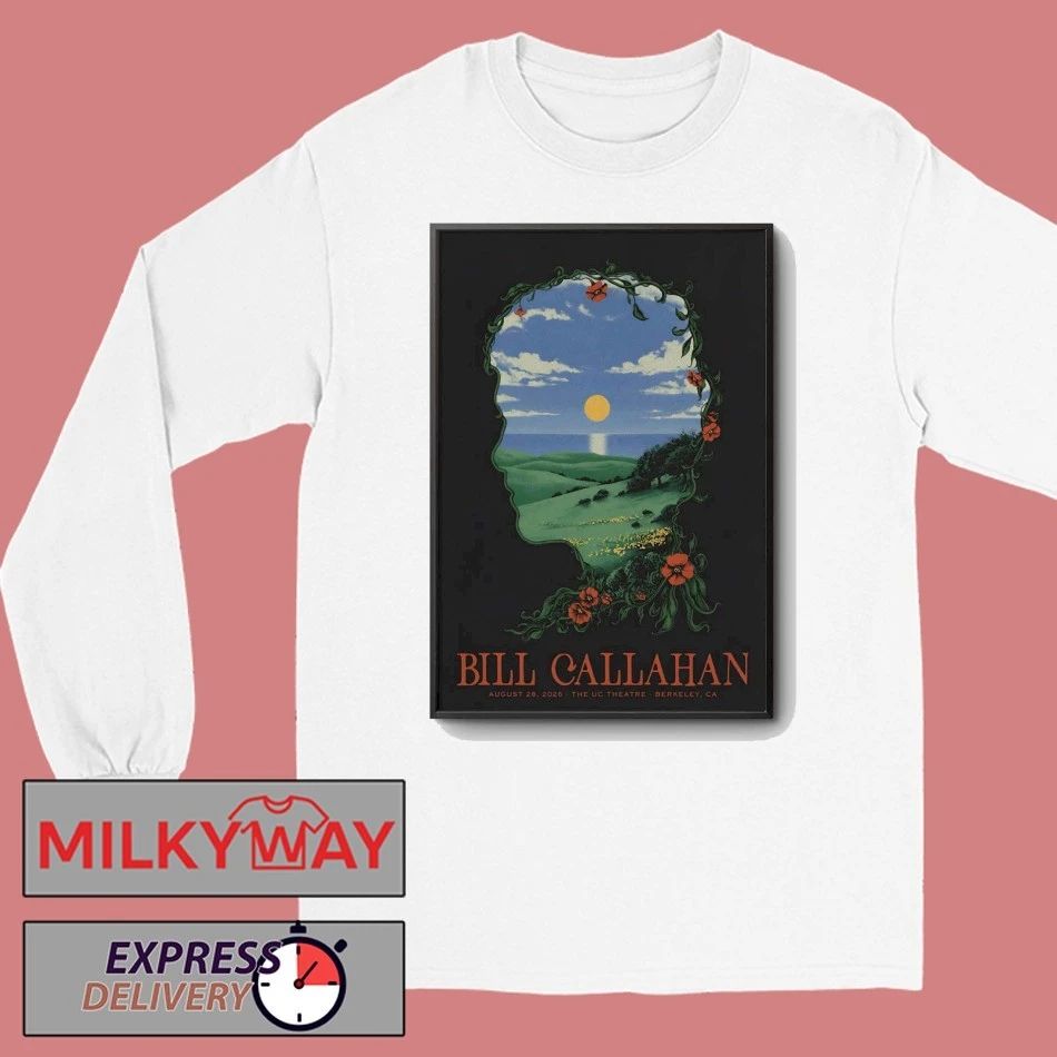 Bill Callahan At The UC Theatre On Aug 28 2026 Poster shirt