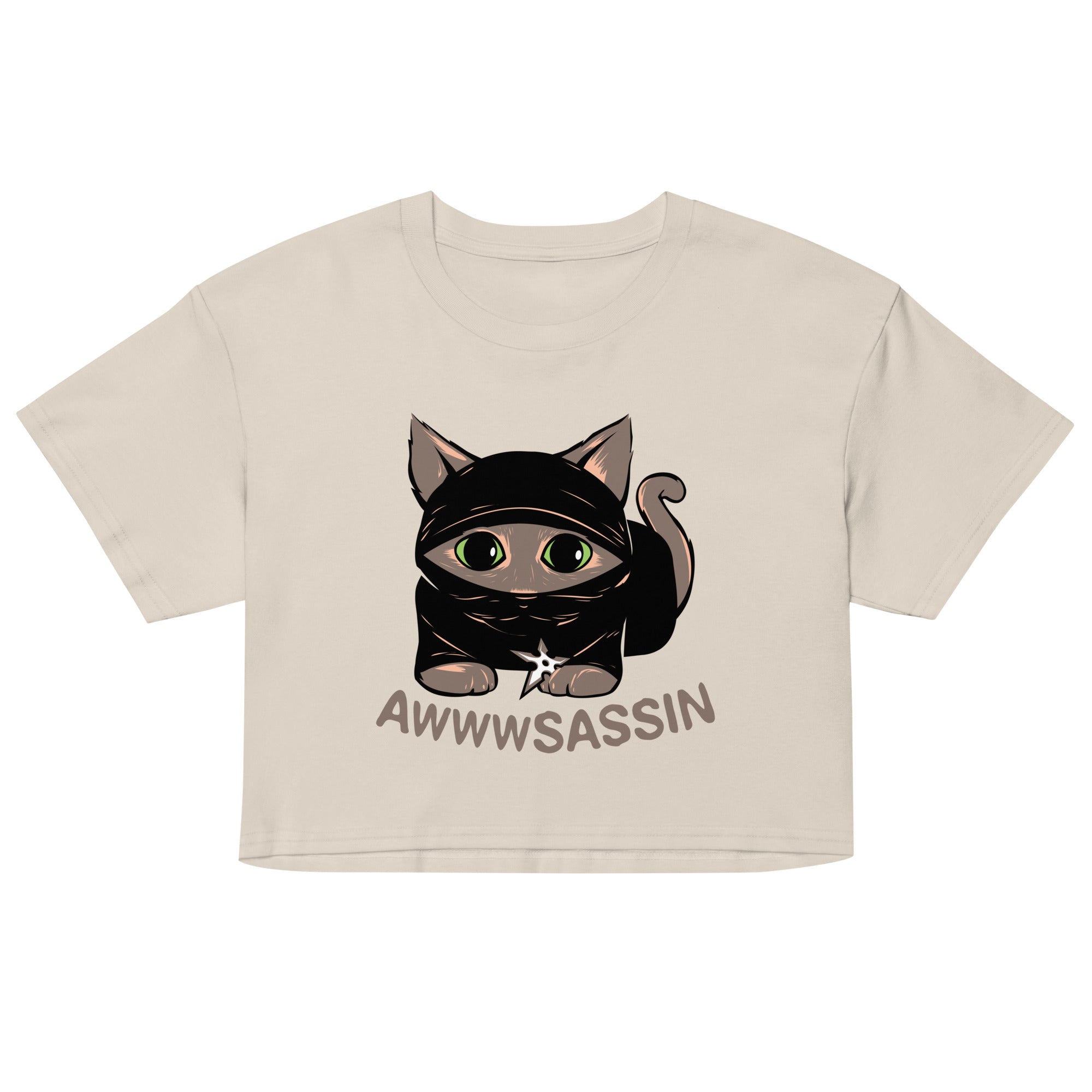 Awwwsassin Women's Crop Tee